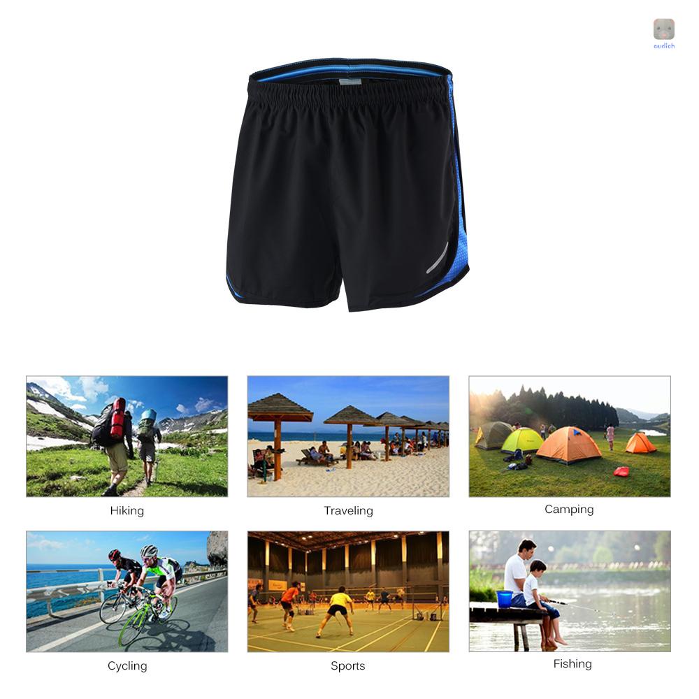 Quần ngắn đi xe đạp 2 Trong 1 Nhanh Khô Thời Trang Cho Nam