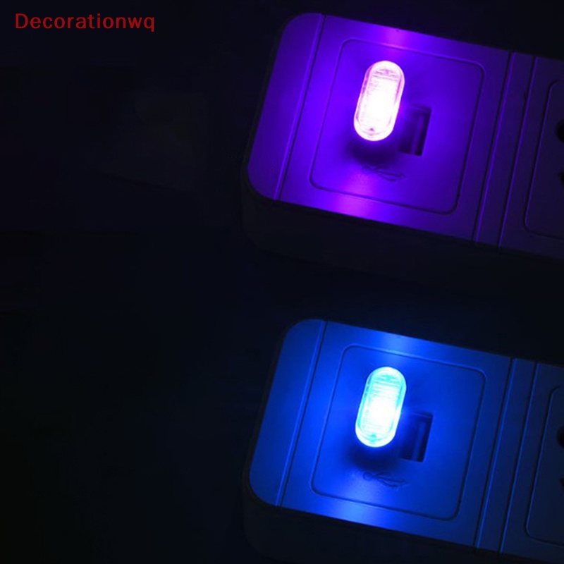 1 Đèn LED USB Ánh Sáng Trắng Tự Động Trang Trí Nội Thất Xe Hơi Mới