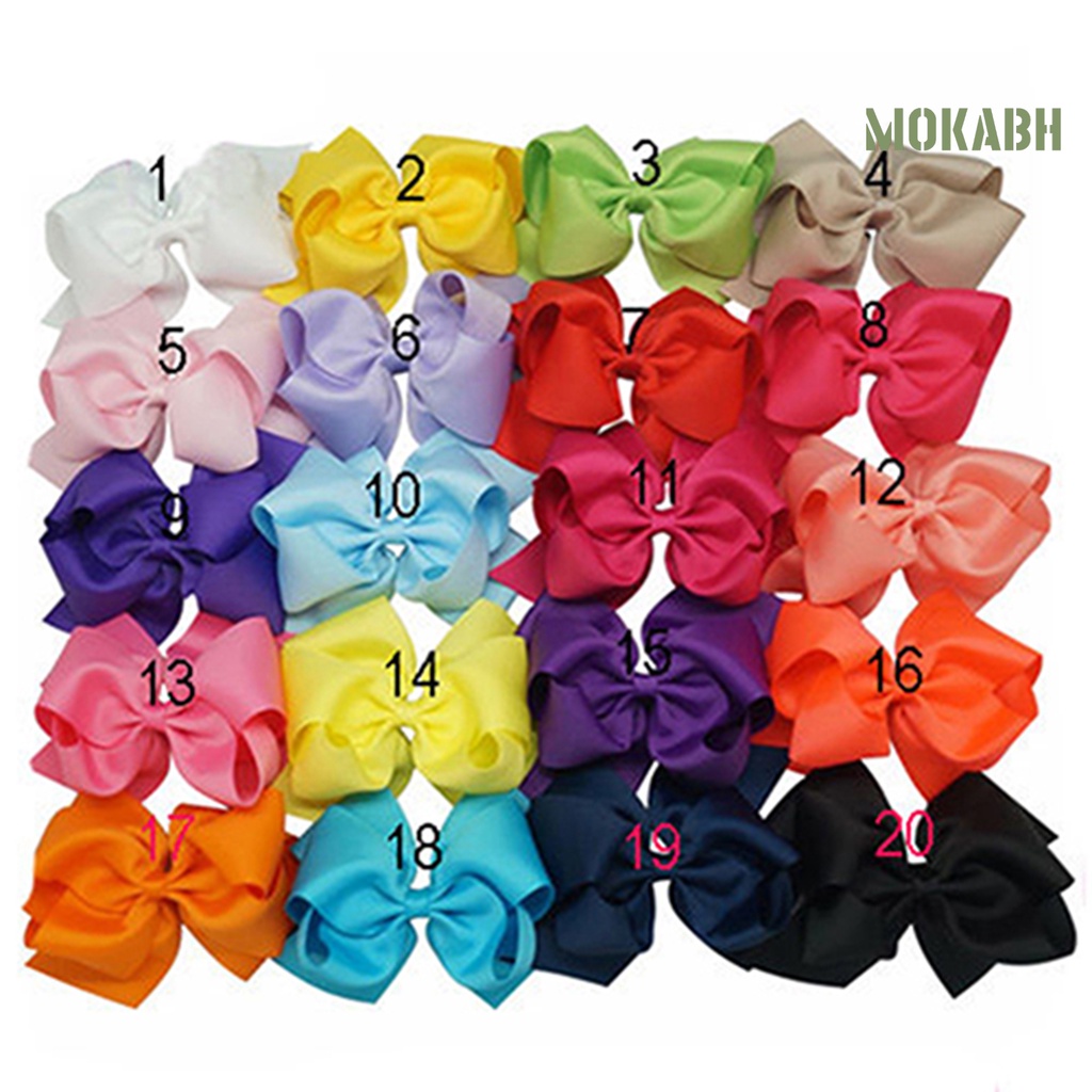 1 Kẹp Tóc Nơ Lớn Hai Lớp Cho Bé Gái