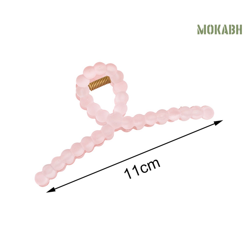 Bộ 4 Kẹp Tóc Càng Cua Bằng Acrylic Trong Suốt Màu Sắc Ngọt Ngào Thời Trang