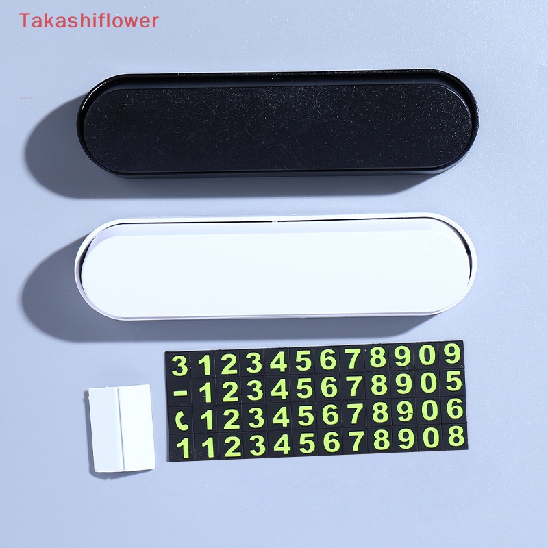 Thẻ Đậu Xe Tạm Thời Để Lại Số Điện Thoại Màu Dạ Quang Tiện Dụng