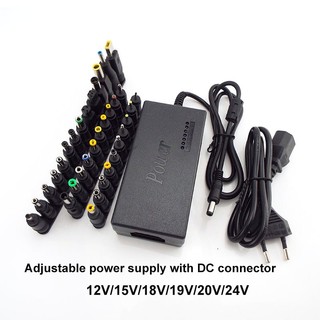 Bộ chuyển đổi nguồn điện ac sang dc 12v 15v 16v 18v 19v 24v 20v dc 96w dc cho pc laptop eu us au