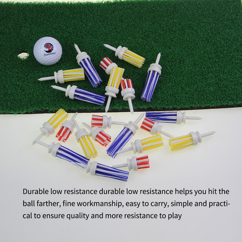 Bộ 6 Đinh Gắn Bóng Golf Bằng Len Nhiều Màu Sắc Chuyên Nghiệp Thời Trang