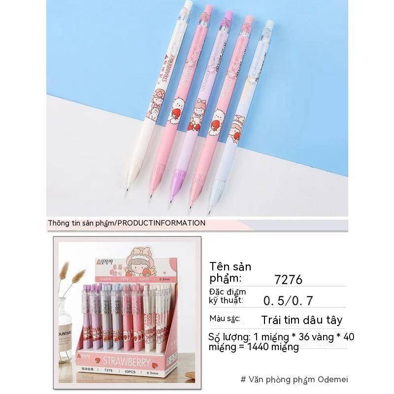 Bút Chì Bấm 0.5 / 0.7mm In Họa Tiết Hoạt Hình Anime