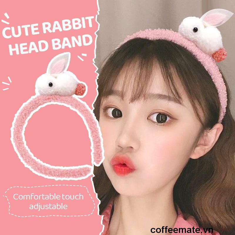 ⚡Băng Đô Cài Tóc Đính Tai Thỏ Dễ Thương Cho Bé Gái