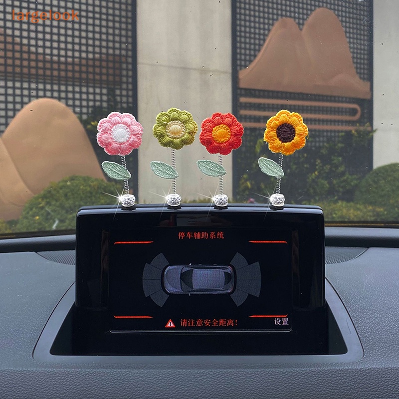 Phụ Kiện Trang Trí Cửa Sổ Xe Hơi Hình Hoa Dễ Thương