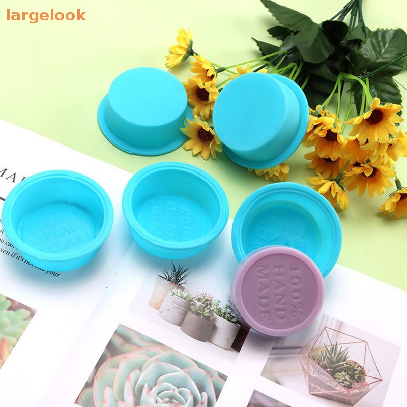 Khuôn Silicone Làm Bánh / Xà Phòng Hình Tròn 100% DIY
