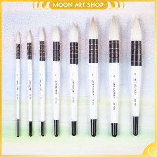 Cọ mốp Art Secret lông dê thân gỗ trắng 235 RSG