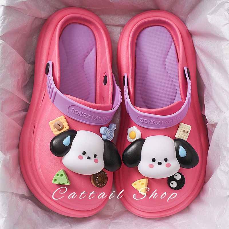 Cattail dép dép nữ dép bánh mì nữ dép bánh mì nữ Chống Trượt 051809