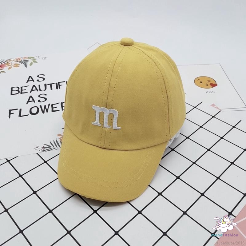 Mũ Lưỡi Trai Thêu Chữ Chống Nắng Cho Bé