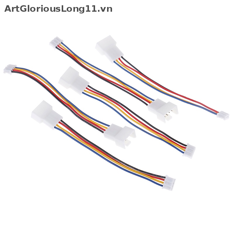 Set 2 Dây Cáp Nối Dài Quạt Tản Nhiệt 4 Pin Sang 3pin 4pin PWM Tiện Dụng