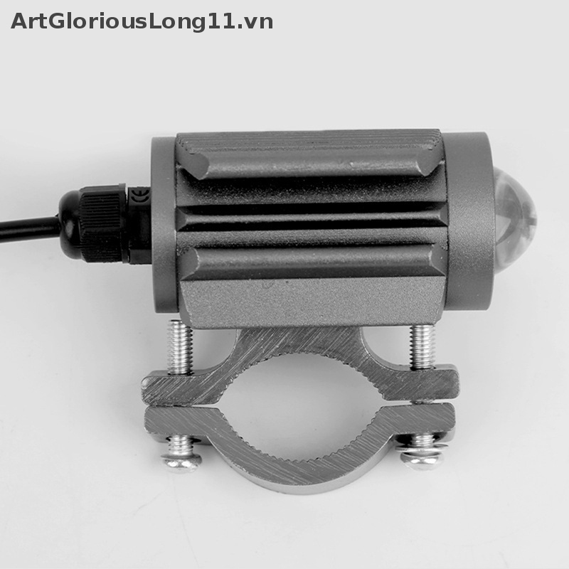 Set 1 / 2 Đèn Pha LED 9-85V Hai Màu Sắc Dành Cho Xe Mô Tô