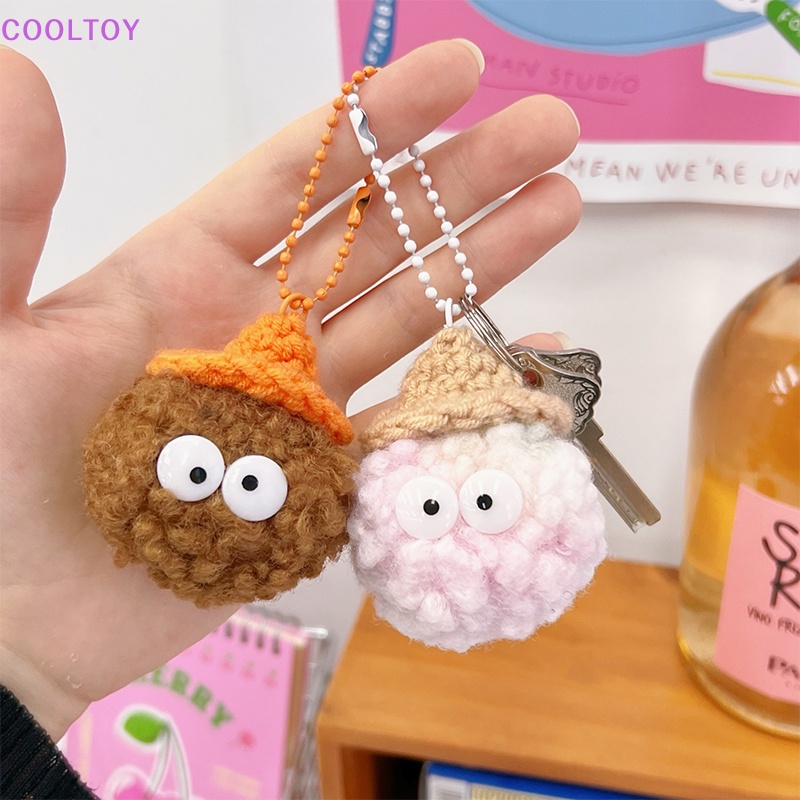 Cooltoy Móc Chìa Khóa Hình Yêu Tinh Hoạt Hình Bằng Vải Lông Xù Dệt Tay Phụ Kiện Trang Trí Túi Xách / Móc Khóa Cho Nữ