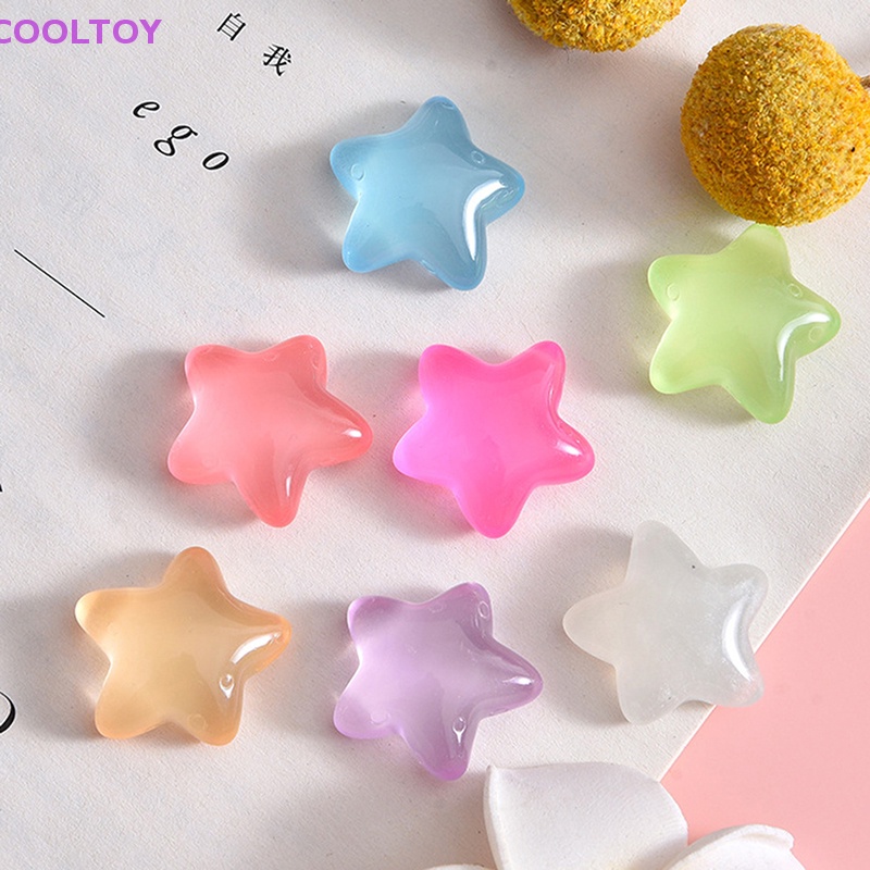 Set 3 Mô Hình Ngôi Sao Mini Bằng Nhựa Resin Dạ Quang Trang Trí Bảng Điều Khiển Xe Hơi / Nhà Cửa /
