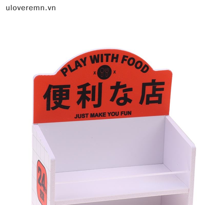 Mô Hình Tủ Trưng Bày Bánh Kem Tỉ Lệ 1: 12 Trang Trí Nhà Búp Bê