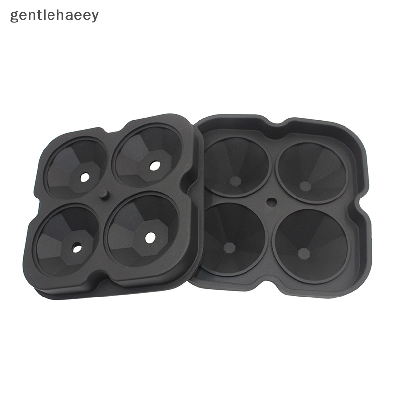 Khuôn Silicone Làm Đá Viên / Sô Cô La 4 Ngăn Tạo Hình 3D DIY