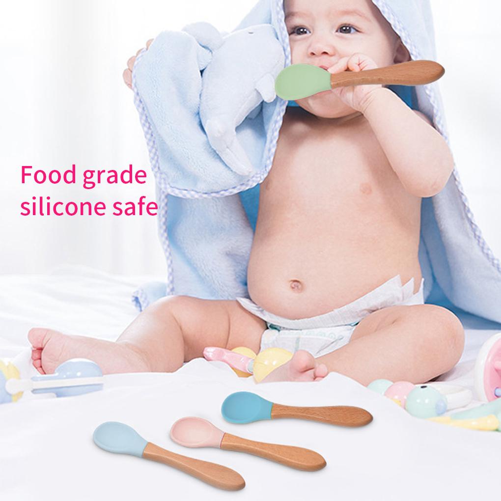 Bộ Tô &amp; Muỗng Ăn Bằng Silicone Không BPA Chống Nước Có Giác Hút Cho Trẻ Em