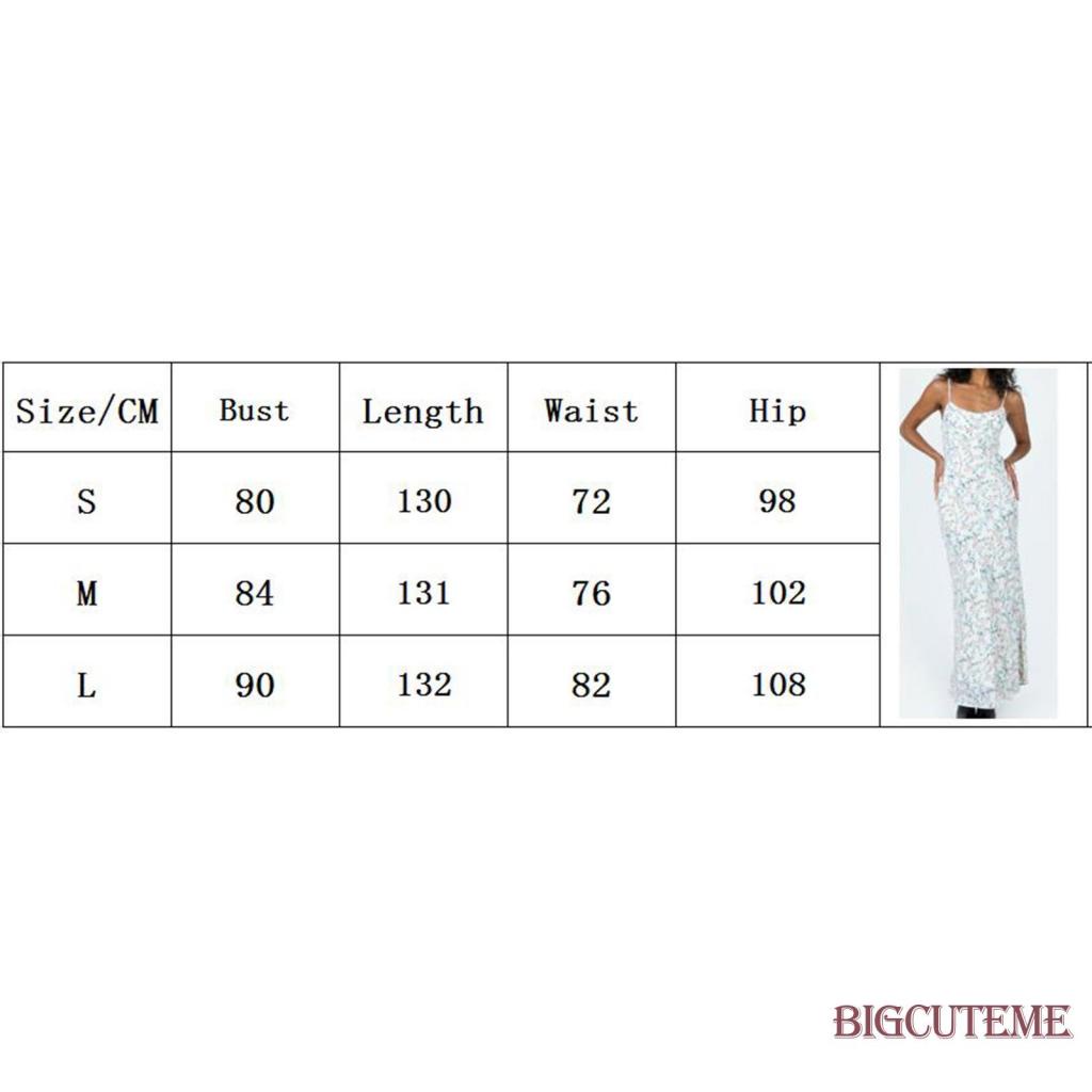 [] - Đầm Dài Dáng Ôm Không Tay Hai Dây Họa Tiết Hoa Mùa Hè Cho Nữ