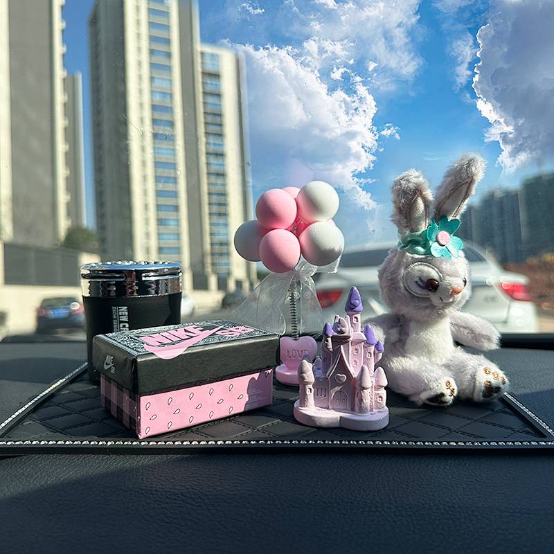Stellalou Girls' Car Decoration Cute High-End Central Control Aromatherapy Car Decoration Crown Goddess Interior Decorations Gift DKSY