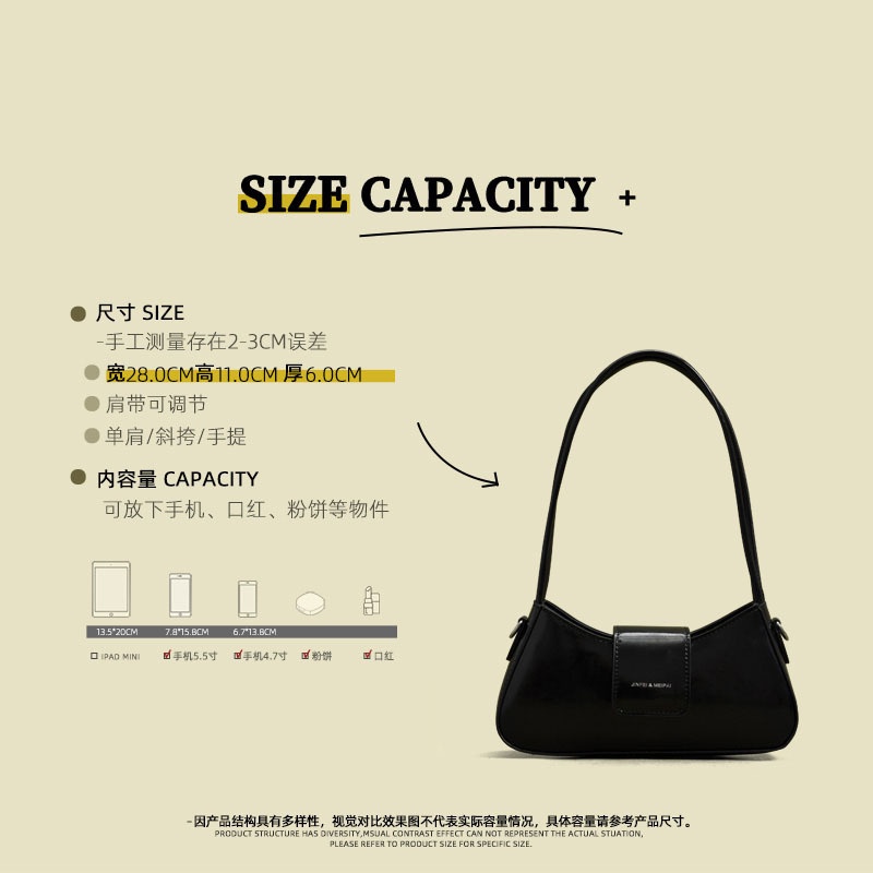 Túi Xách Thiết Kế Đơn Giản Thời Trang Mùa Hè 2023 Phong Cách Pháp Mới Cho Nữ