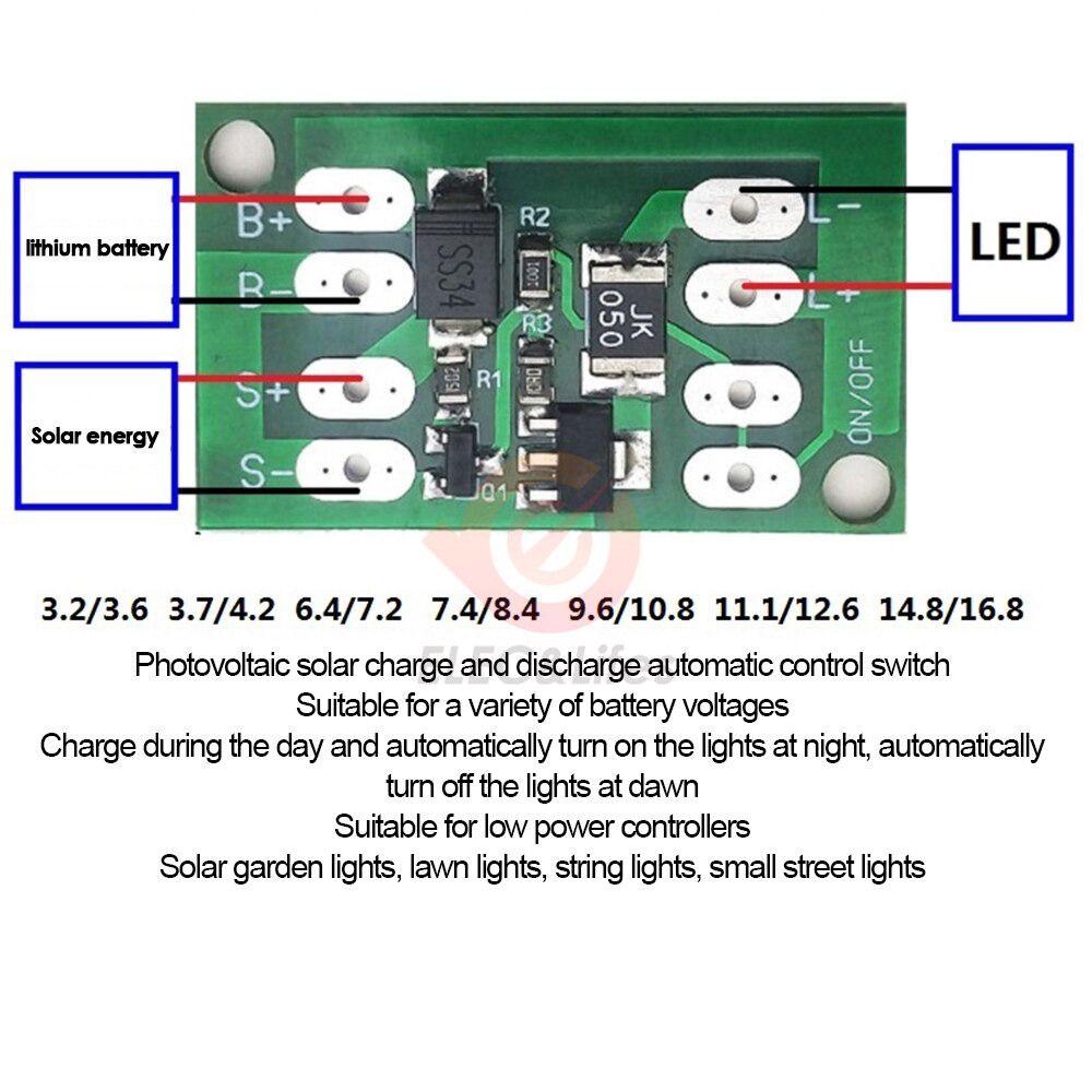 ESPO Bộ 2 Bảng Mạch Sạc Pin Điều Khiển Đèn Ngủ