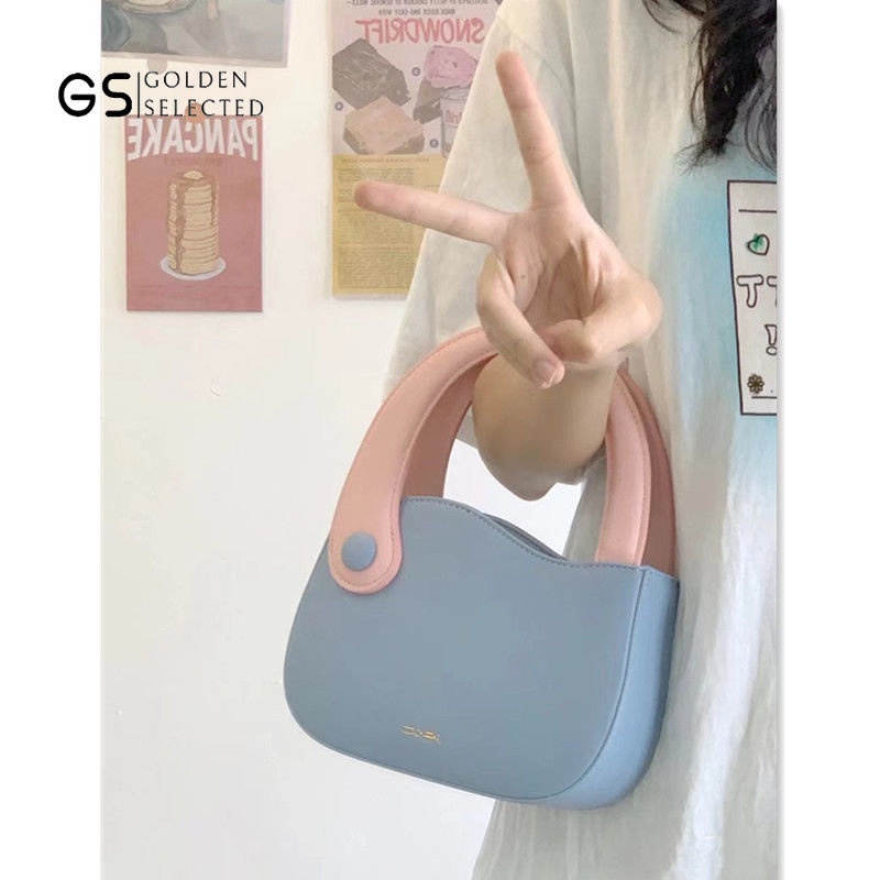 [Species Series] Túi Đeo Chéo Nhỏ Màu Tương Phản Phong Cách Mới Cho Nữ