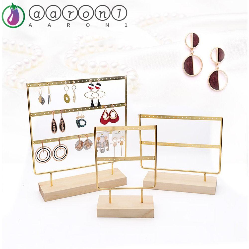Aaron1 Giá Đỡ Trưng Bày Trang Sức Đế Gỗ Nhiều Tầng Sắp Xếp Gọn Gàng Cho Nữ