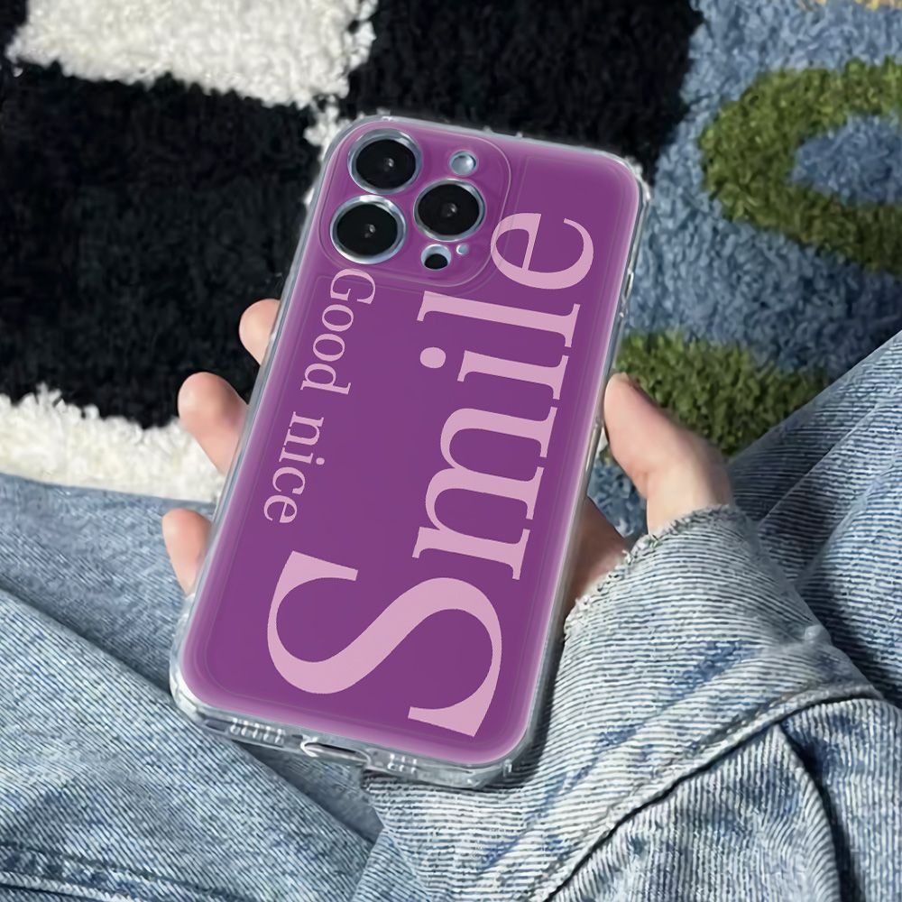 ✅Ốp Điện Thoại Mềm Chống Sốc Cho Iphone12 116In plussmile14promax1378 JQ4L