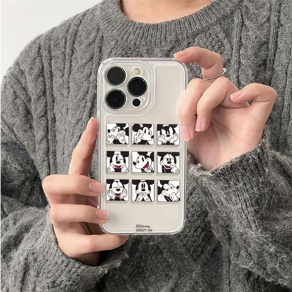 ✅Ốp Điện Thoại Mềm Chống Sốc Họa Tiết Chuột Mickey Cho Iphone 12136In plus14pro11 2QBC 78 max