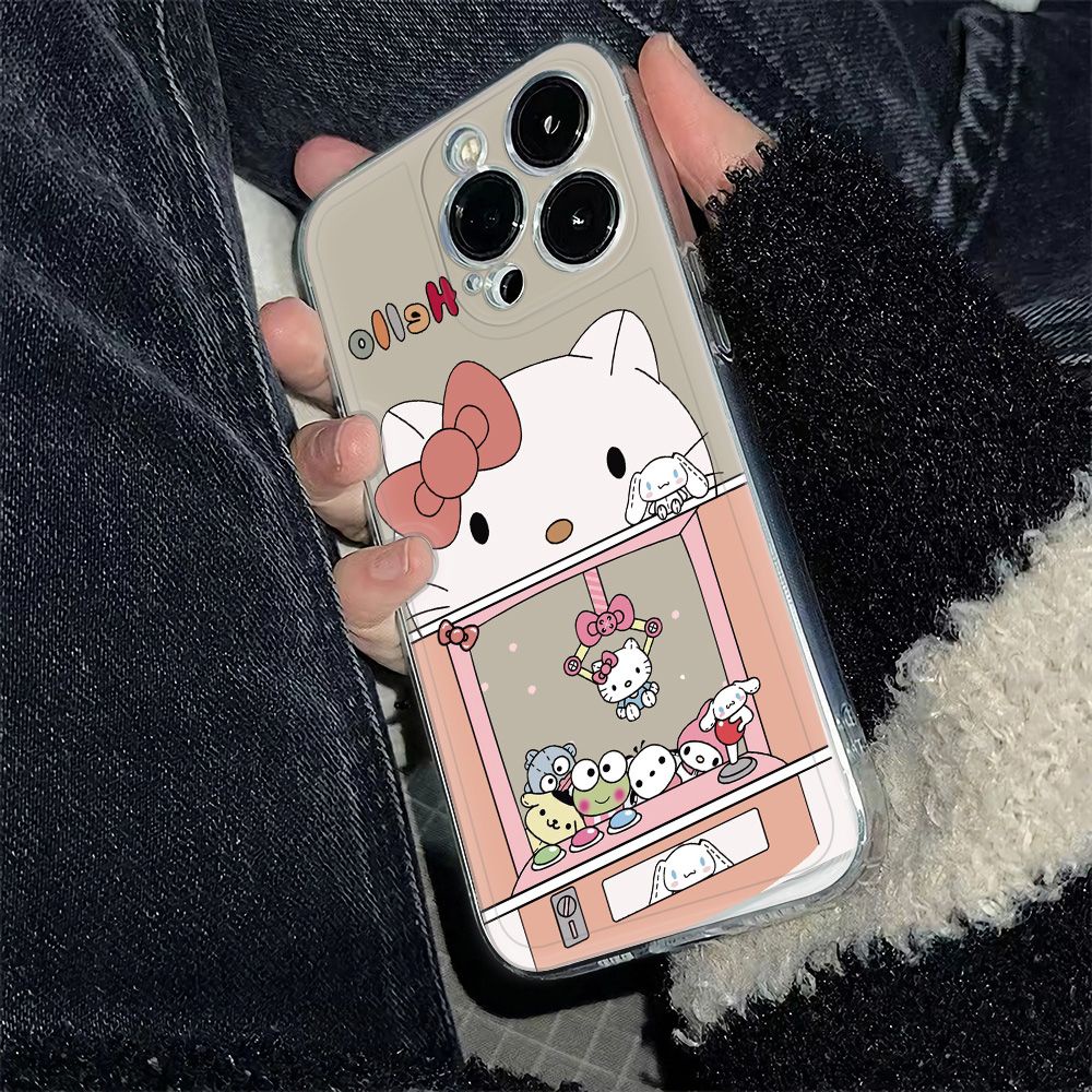 ✅Ốp Điện Thoại Dẻo Họa Tiết Chú Mèo Dễ Thương Chống Sốc Cho Iphone1 iPhone12 7813 6In14Pro max11 UF0I