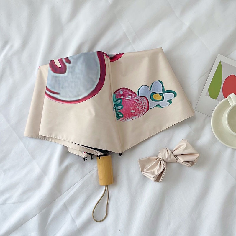 Dù Đi Mưa Tự Động Hình Thỏ Dễ Thương Chất Lượng Cao