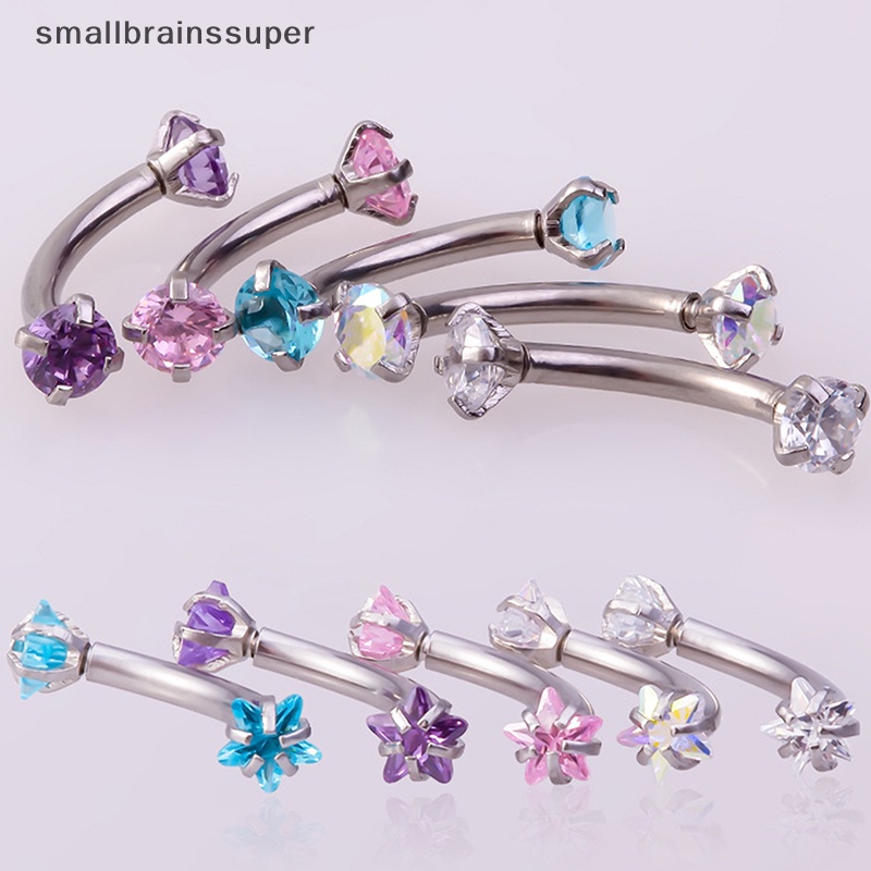 Bông Tai Hình Quả Tạ Đính Pha Lê Thời Trang Dành Cho Nữ SBS