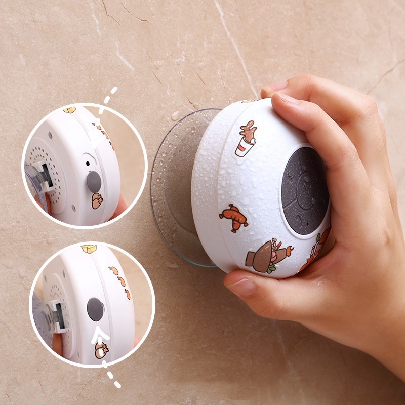 Loa bluetooth JIASHI hiệu ứng âm thanh vòm xoay được 360 độ chống thấm nước và chống rơi