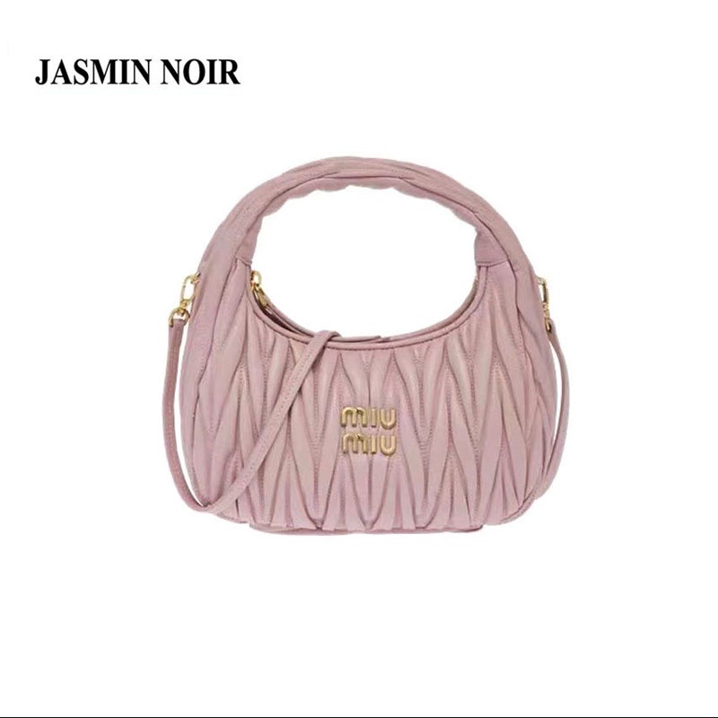 Túi Xách JASMIN NOIR Da PU Xếp Ly Thời Trang Cho Nữ