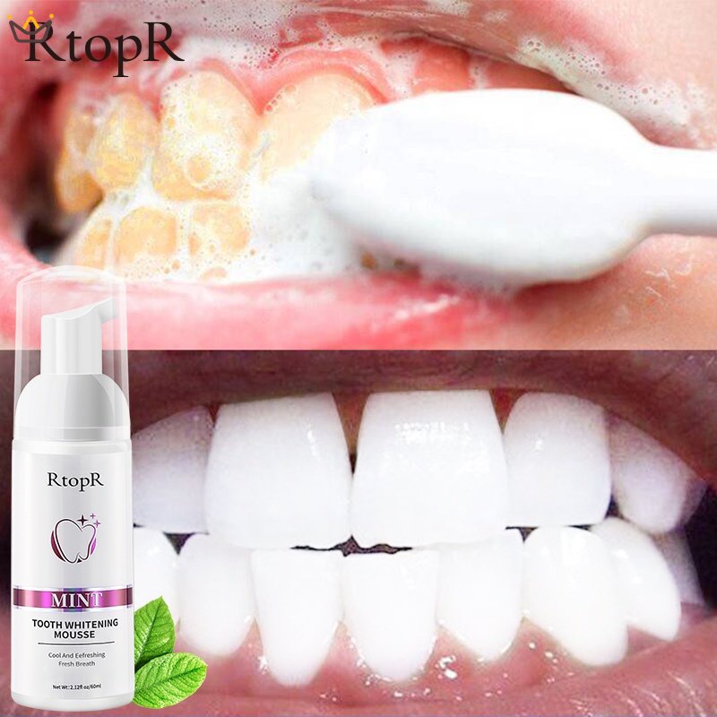 Tuýp Kem Đánh Răng 60ml Làm Trắng Loại Bỏ Vết Bẩn Chăm Sóc Răng Miệng