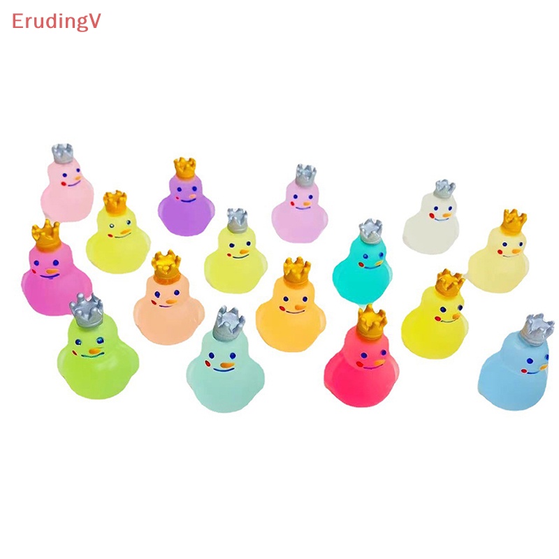 [ErudingV] Bộ 2 Đồ trang trí Búp Bê Vua Tuyết Dạ Quang Mini Trang Trí Tiểu Cảnh [Mới]