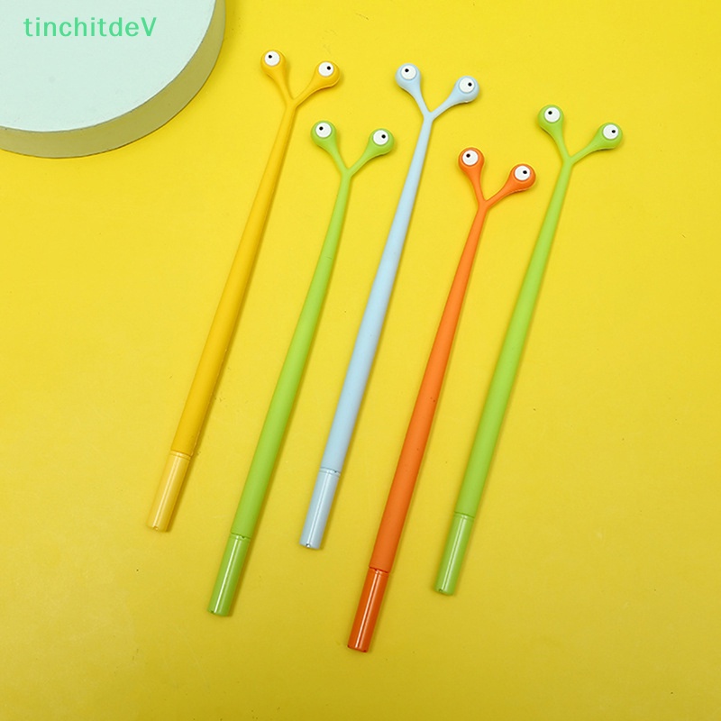 1 Cây Bút Mực Gel Ngòi Bút 0.5mm In Hình Người Ngoài Hành Tinh Dễ Thương Màu Sắc Ngẫu Nhiên