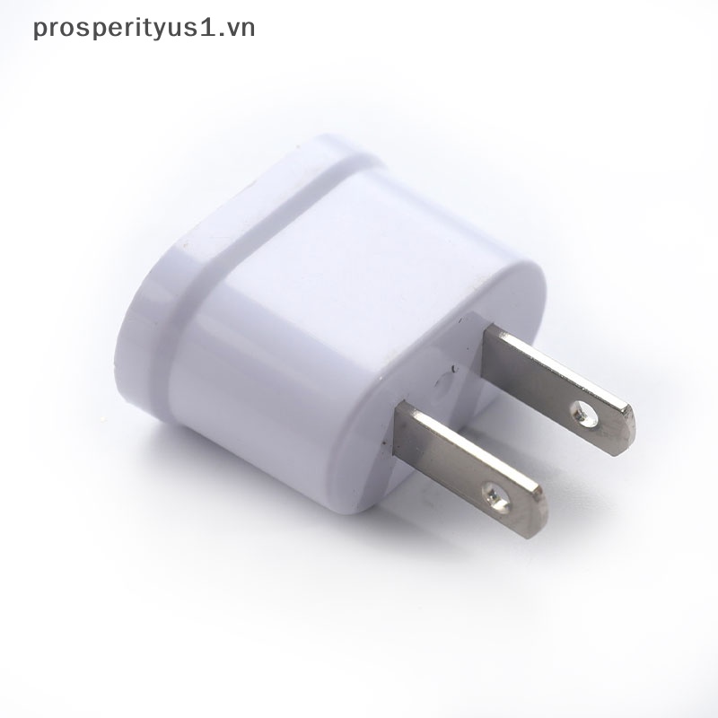 Phích Cắm Chuyển Đổi US Plug Sang EU Đa Năng Tiện Dụng prosperityus1