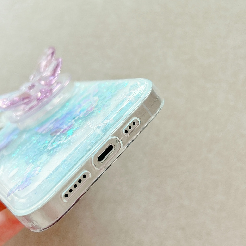 Ốp Điện Thoại TPU Mềm Chống Sốc Họa Tiết Cát Chảy Cho IPhone 14 13 12 11 Pro Max