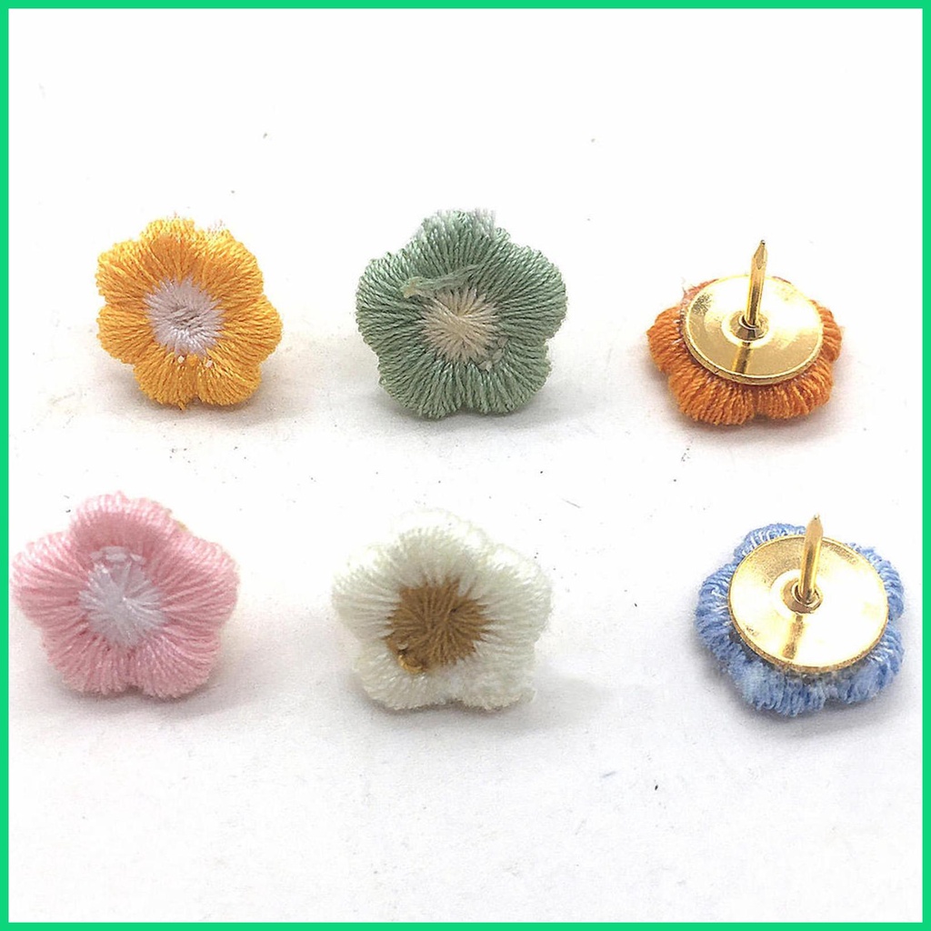 Bộ 30 Ghim Nhấn Trang Trí Hoa Văn Xinh Xắn