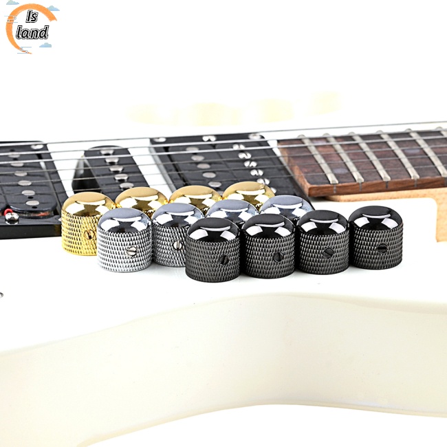 1 Bộ Núm Vặn Điều Khiển Và Tua Vít Cho Đàn Guitar Điện