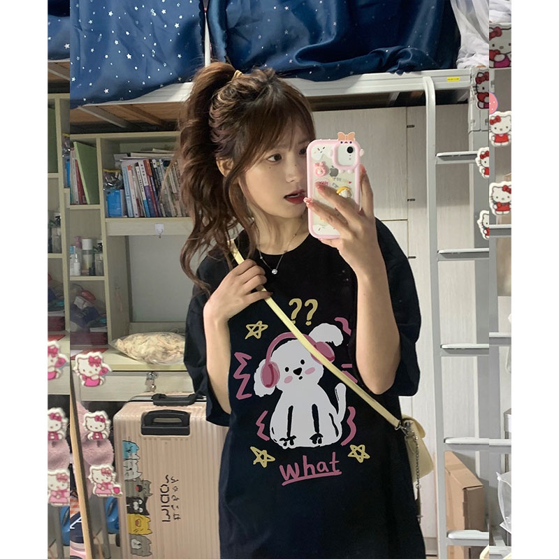 NRVP Áo Thun 100% Cotton Tay Ngắn Phong Cách Hàn Quốc Mới