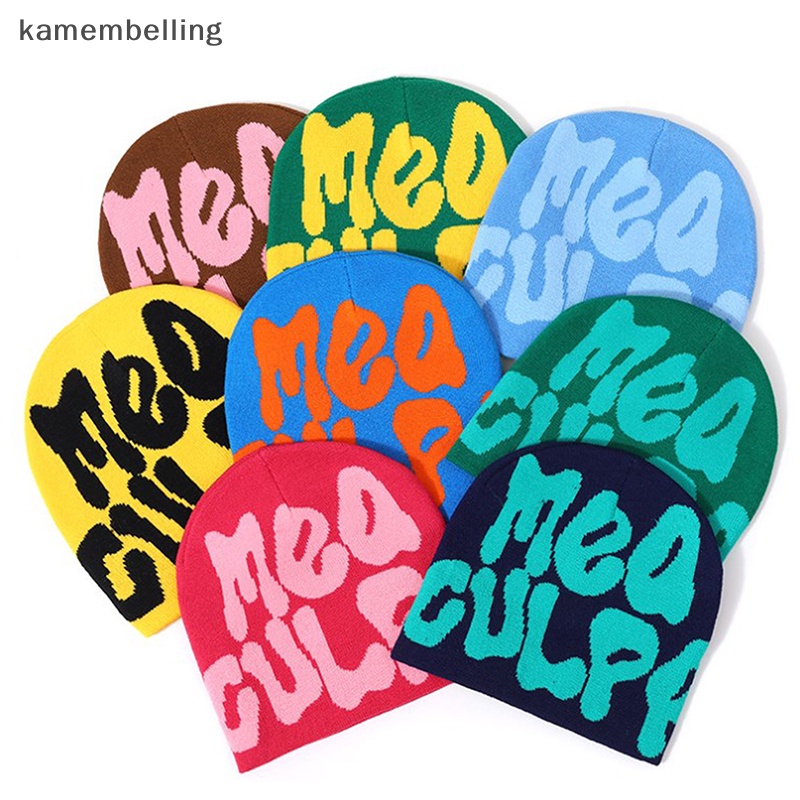 Kamembelling Mũ Len Beanie Ấm Áp Thời Trang Cho Nam Nữ