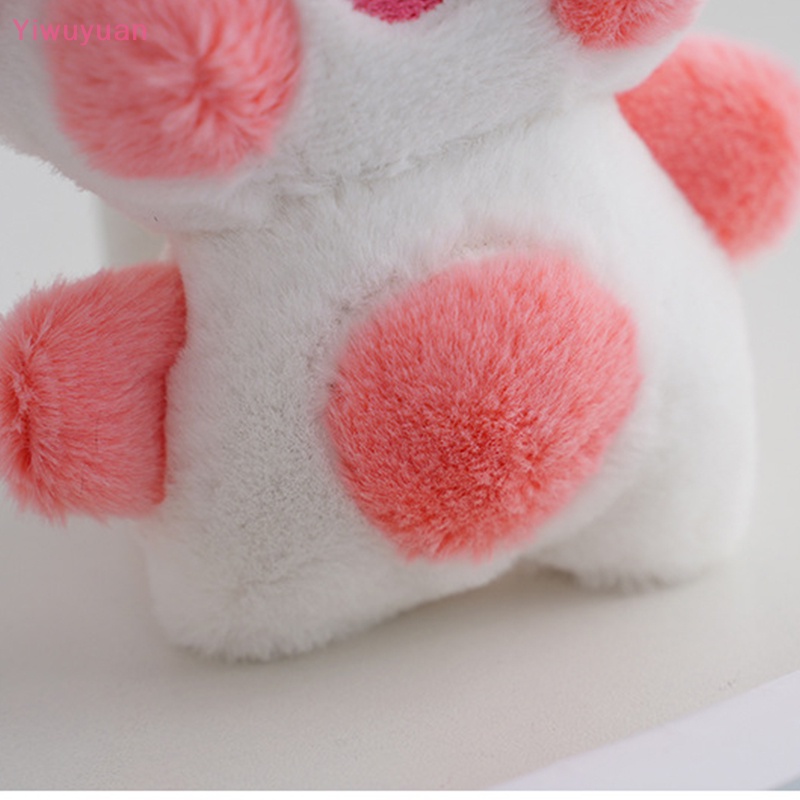 < Yiwuyuan > Móc Khóa Hình Mèo Nhồi Bông Mềm Mại Màu Sắc Đáng Yêu Sáng Tạo Trang Trí Nhà Cửa