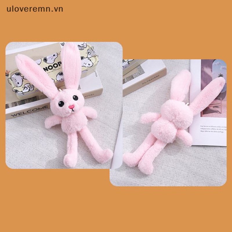 1 Móc Khóa Thỏ Nhồi Bông Đáng Yêu