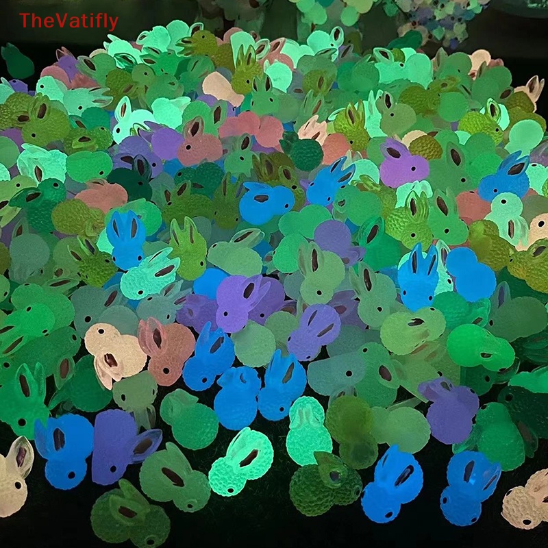 [Thevalifly] Mô Hình Gà Con Bằng Nhựa Resin Dạ Quang Mini Dễ Thương Trang Trí Bảng Điều Khiển Xe Hơi / Nhà Cửa / Sân Vườn