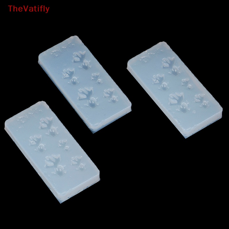 [Thevalifly] Bộ Khuôn Làm Trang Sức Bằng Nhựa Resin Hình Cá Vàng / Lá Sen Cỡ Nhỏ DIY HOT