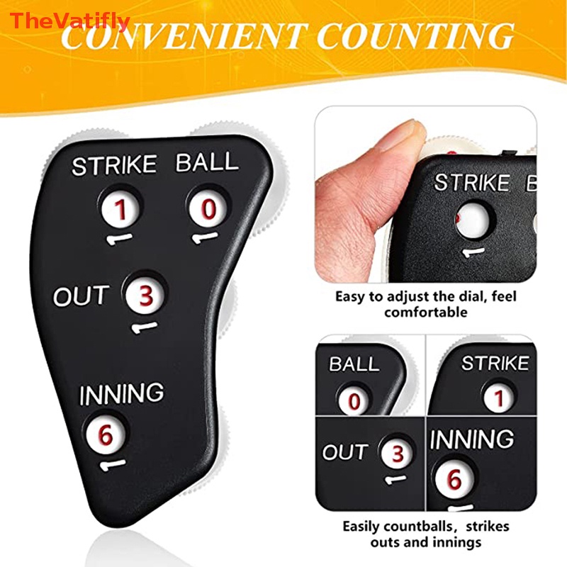 [Thevalifly] Thanh Đếm Trọng Tài Bằng Nhựa Chống Trượt Thoải Mái Luyện Tập