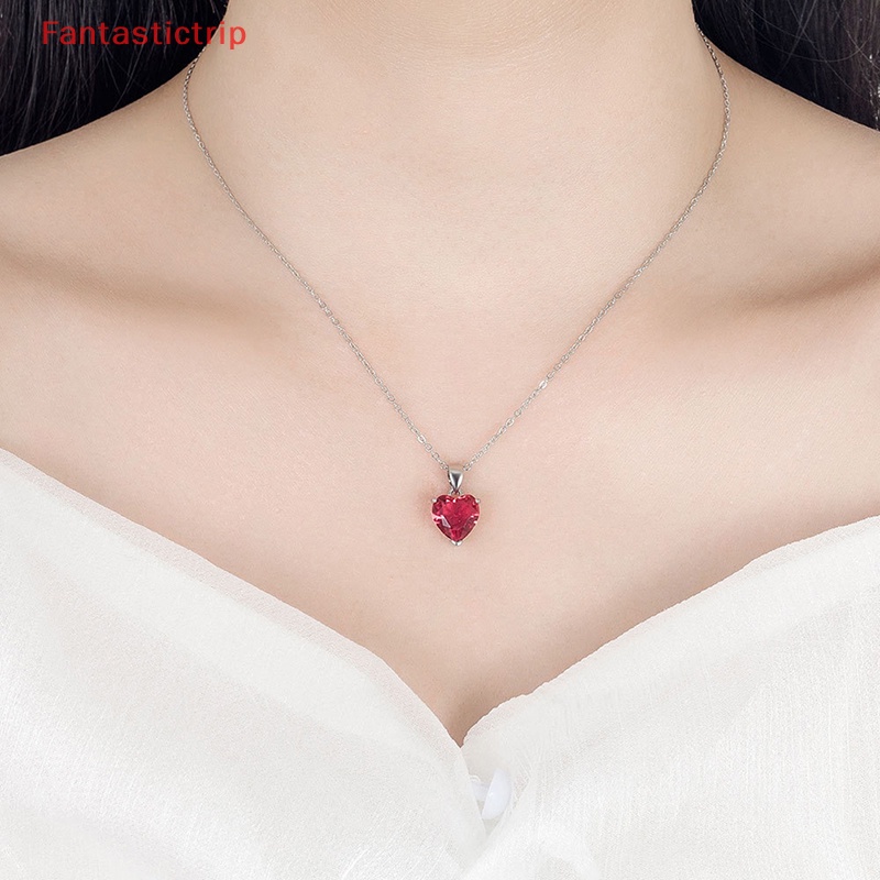 1 Bộ Trang Sức Thời Trang Ngọt Ngào Hình Trái Tim Đính Đá Zircon Cho Cô Dâu