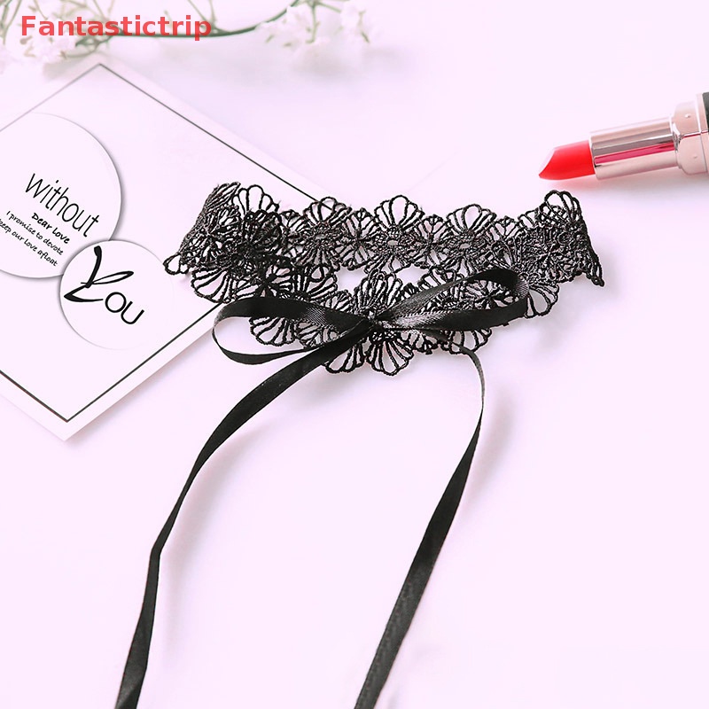 [Fantastictrip] Vòng Cổ Choker Ren Dễ Điều Chỉnh Phong Cách Gothic Ngọt Ngào Đáng Yêu Có Thể Tháo Rời Trang Sức Tiệc Cosplay Cho Nữ